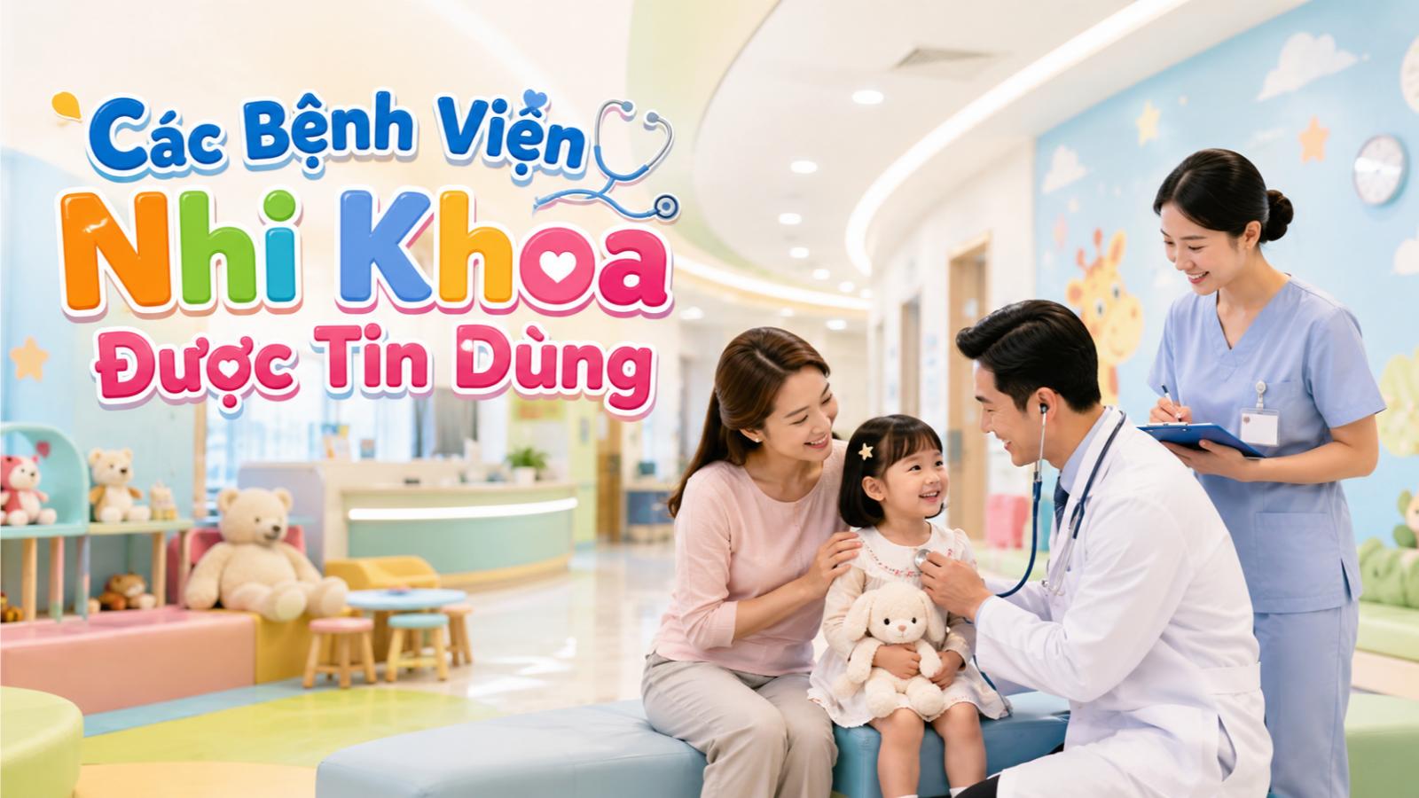 Các bệnh viện nhi khoa được tin dùng