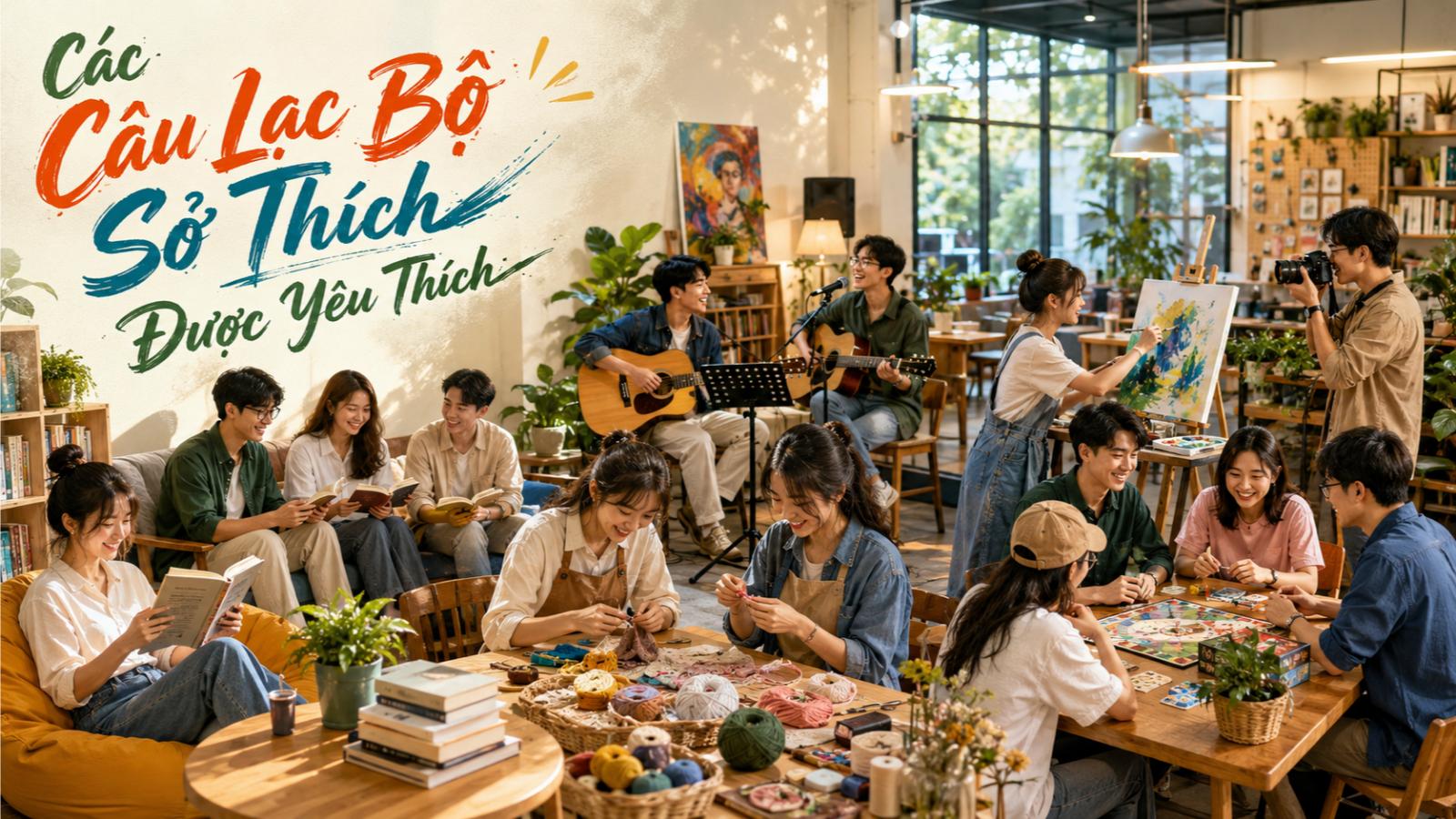 Các câu lạc bộ sở thích được yêu thích