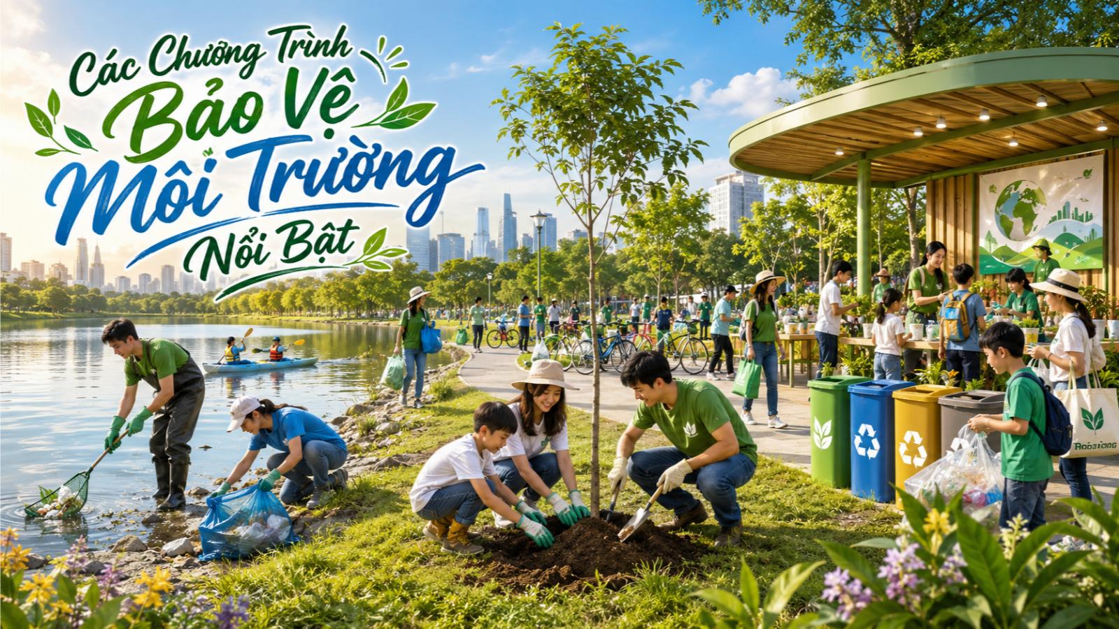 Các chương trình bảo vệ môi trường nổi bật