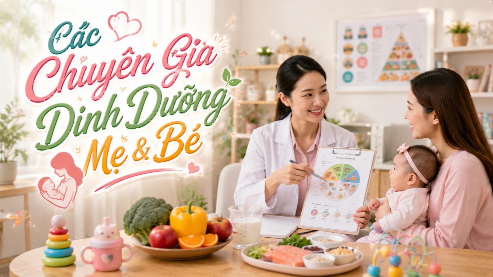 Các chuyên gia dinh dưỡng mẹ và bé nổi bật