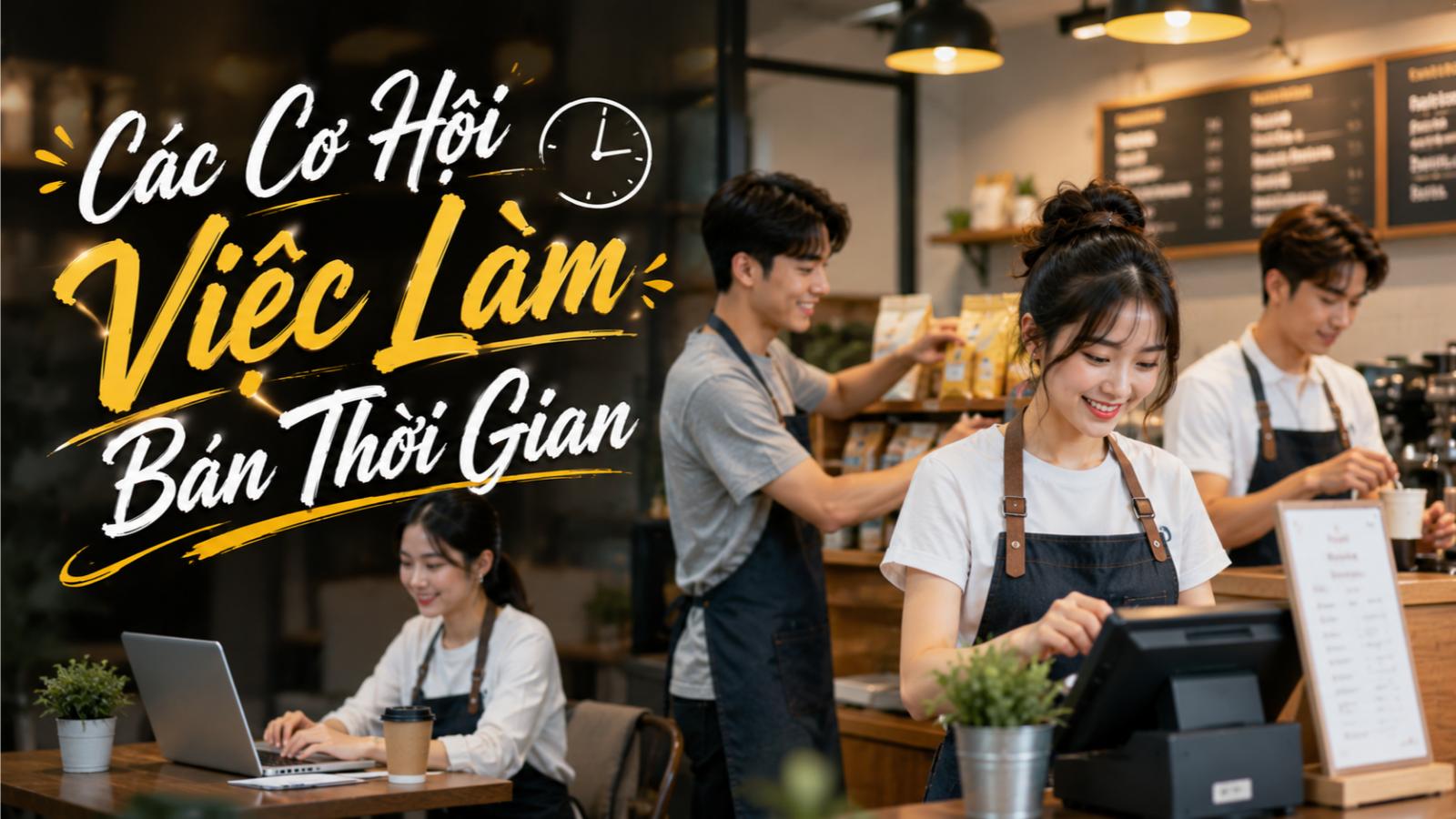 Các cơ hội việc làm bán thời gian