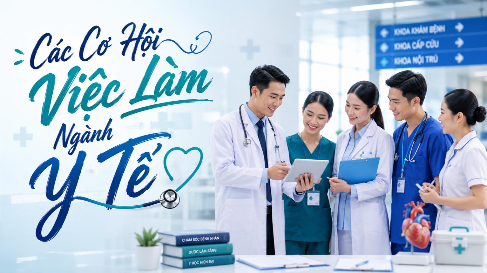 Các cơ hội việc làm ngành y tế