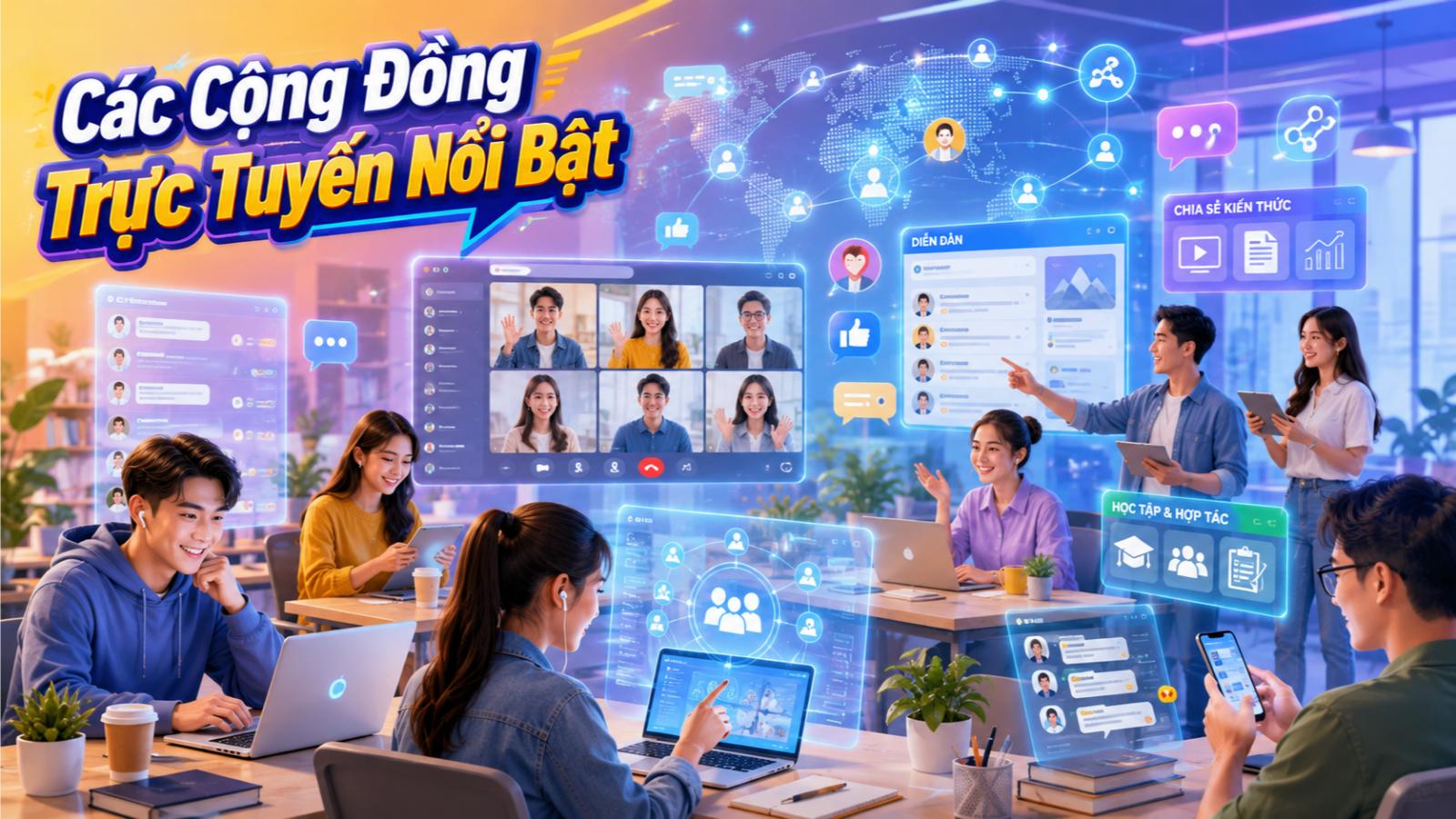 Các cộng đồng trực tuyến nổi bật