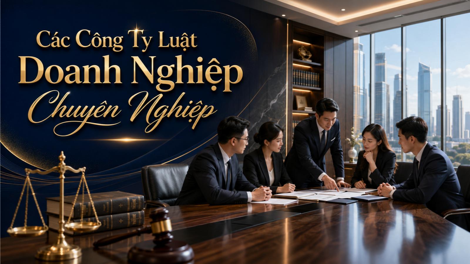 Các công ty luật doanh nghiệp chuyên nghiệp