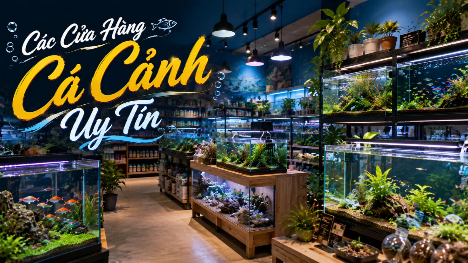 Các cửa hàng cá cảnh uy tín