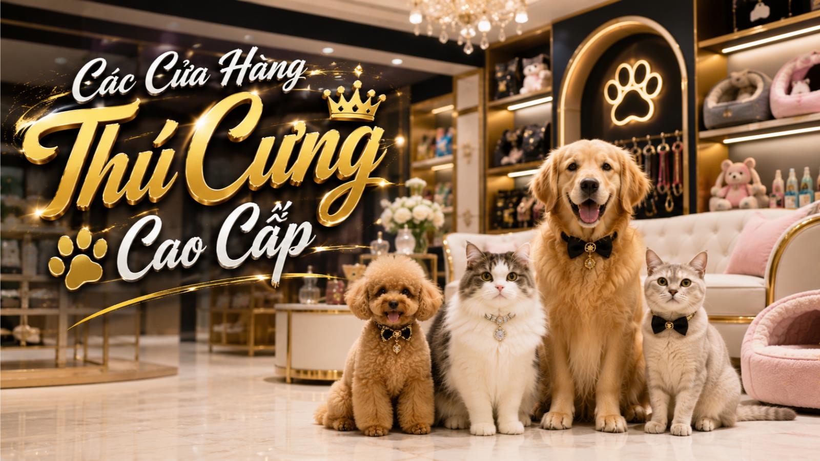 Các cửa hàng thú cưng cao cấp