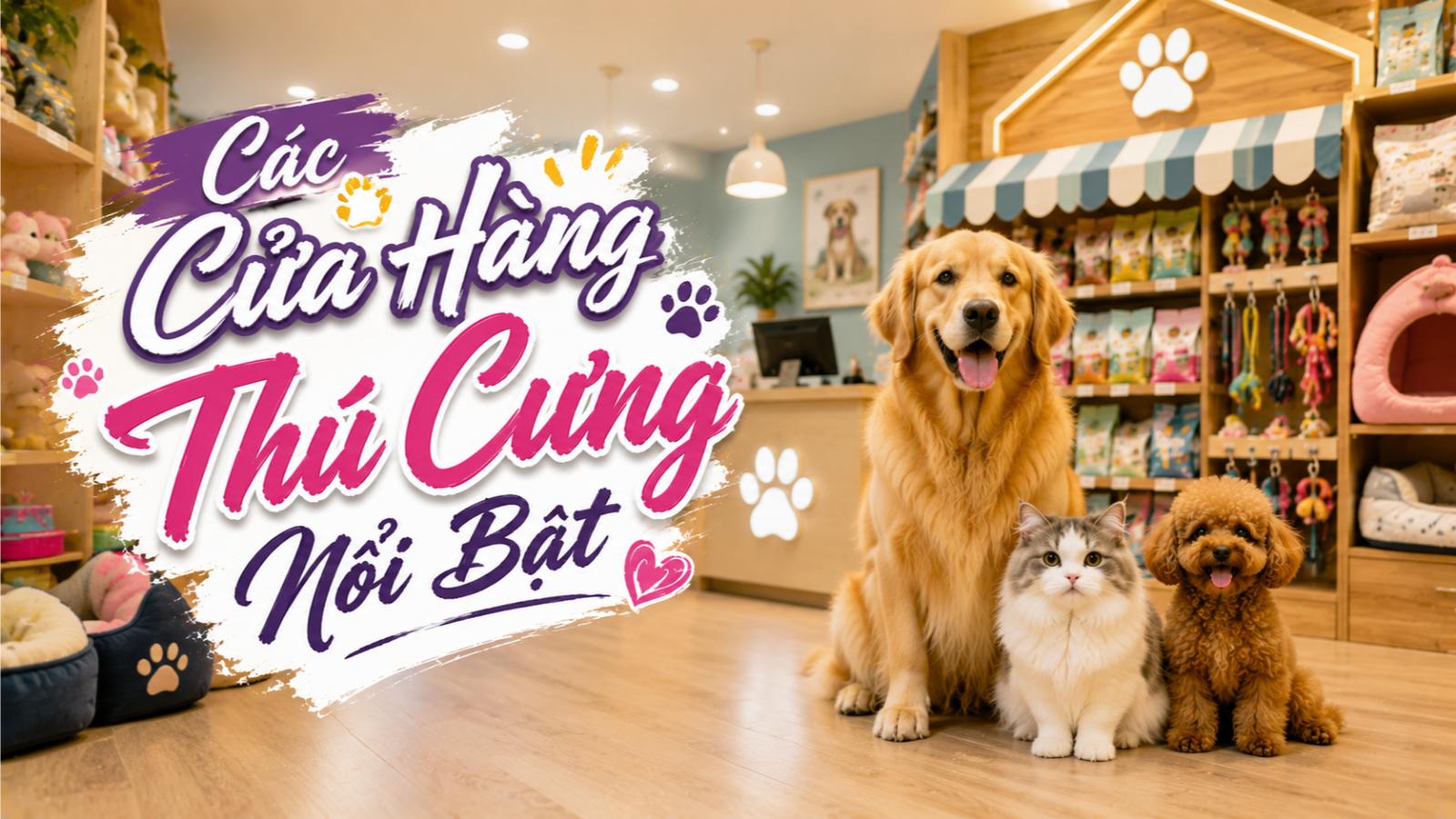 Các cửa hàng thú cưng nổi bật