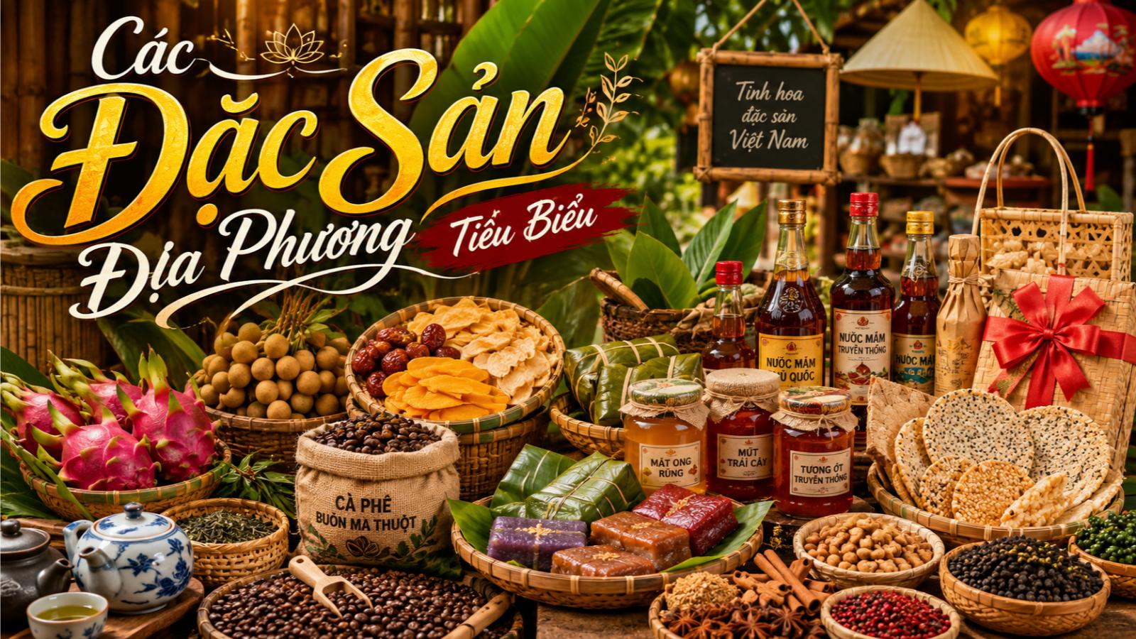 Các đặc sản địa phương tiêu biểu