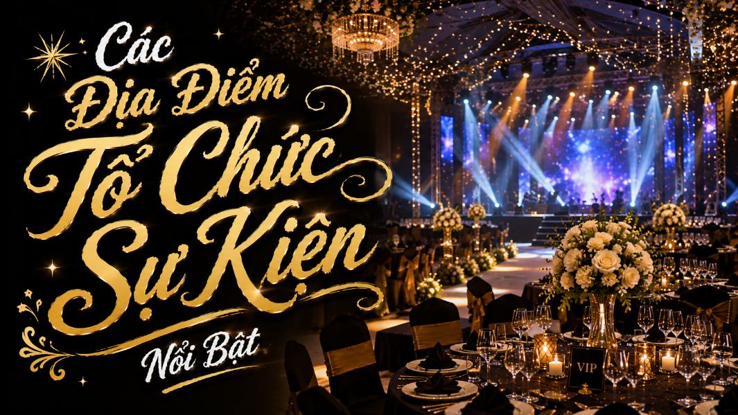 Các Địa Điểm Tổ Chức Sự Kiện Nổi Bật