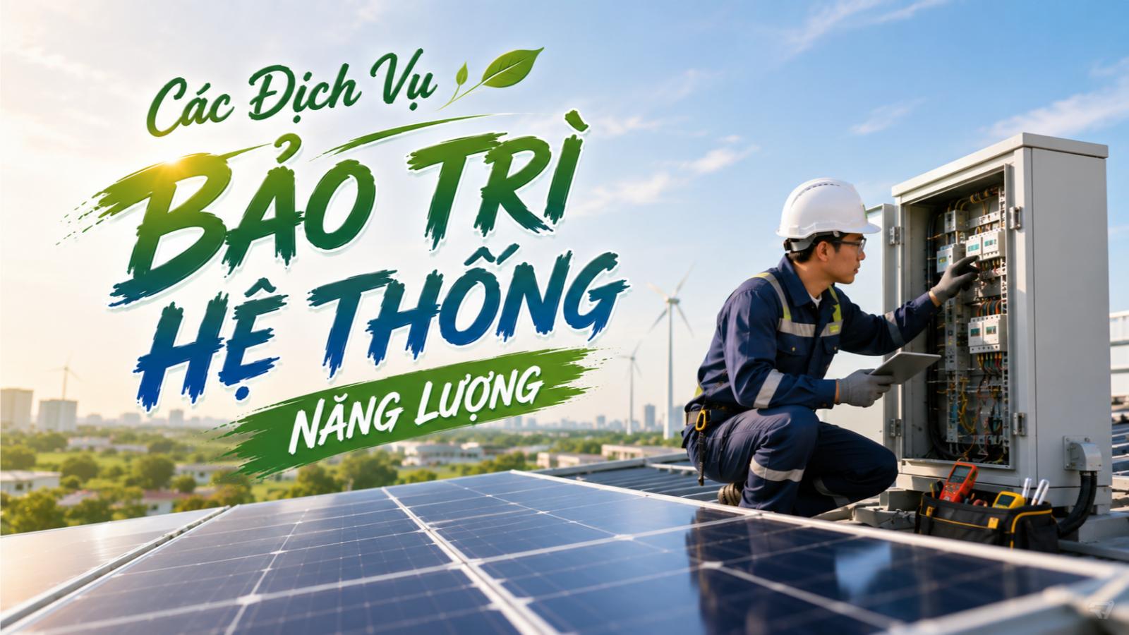 Các dịch vụ bảo trì hệ thống năng lượng