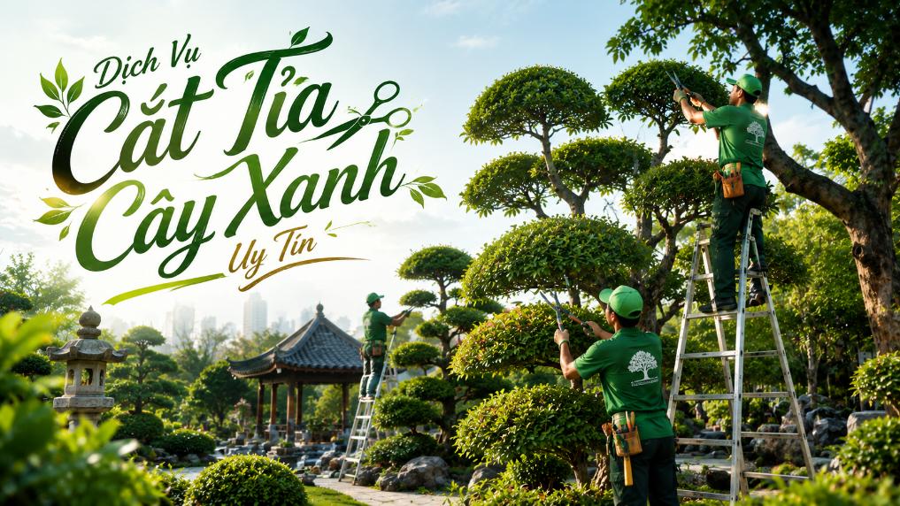 Các dịch vụ cắt tỉa cây xanh uy tín