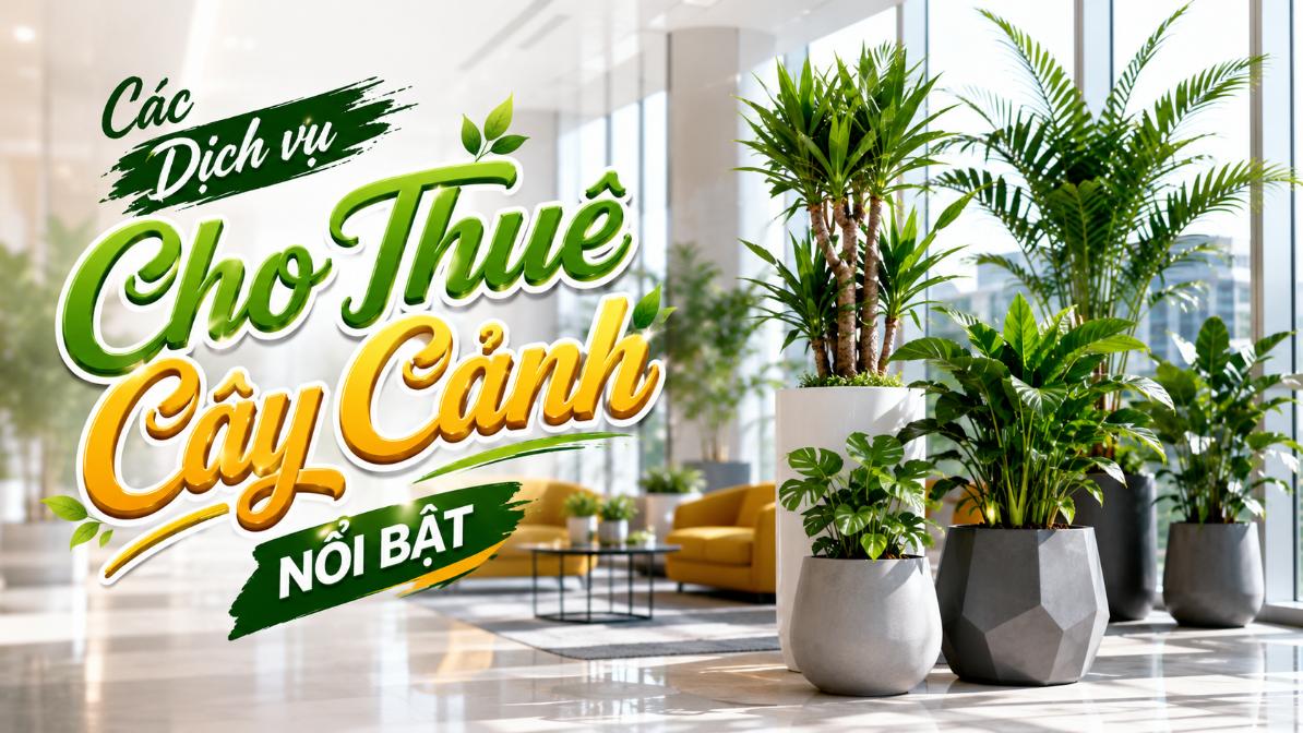 Các dịch vụ cho thuê cây cảnh nổi bật