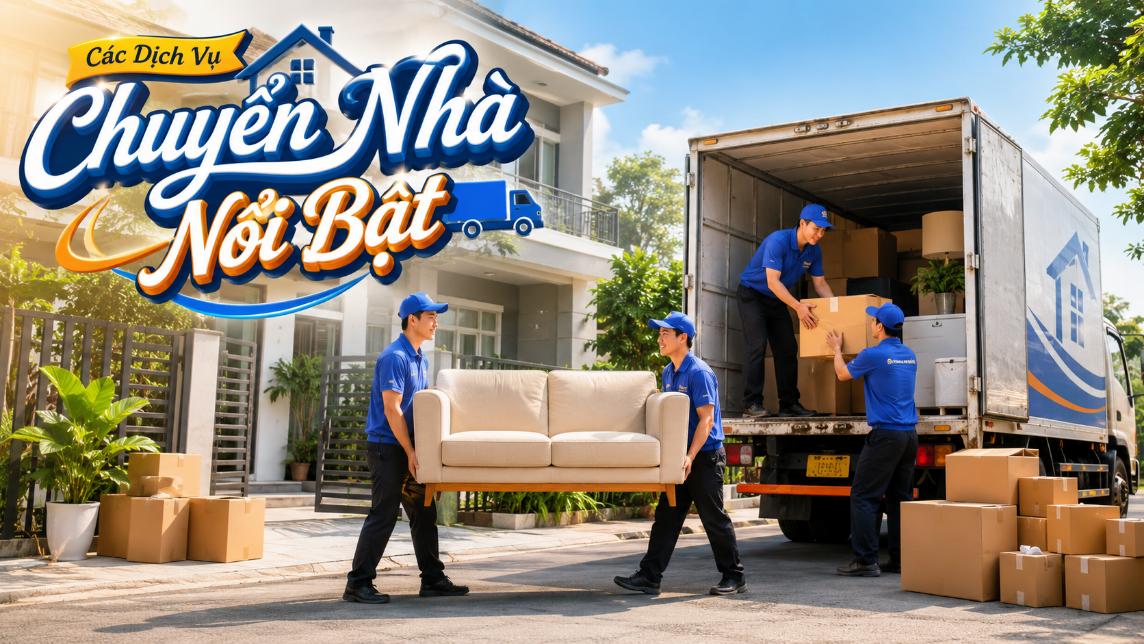 Các dịch vụ chuyển nhà nổi bật