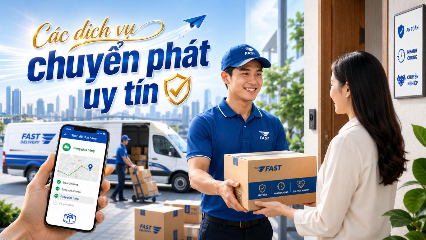 Các dịch vụ chuyển phát uy tín