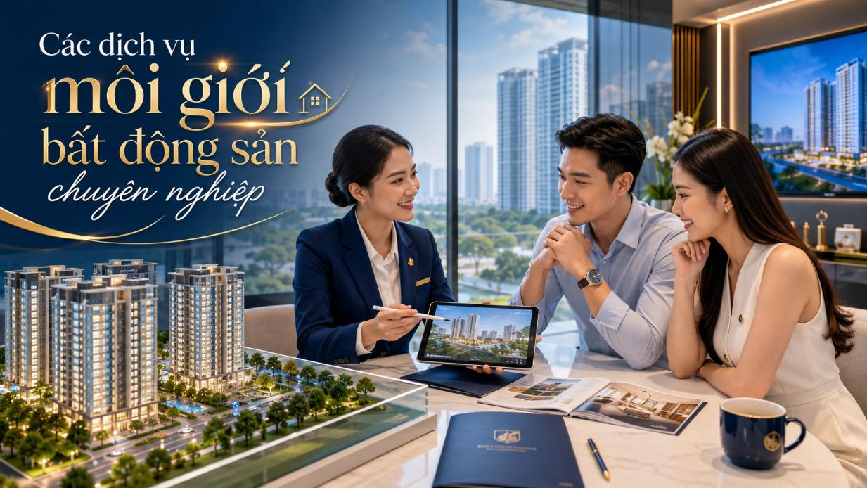Các dịch vụ môi giới bất động sản chuyên nghiệp