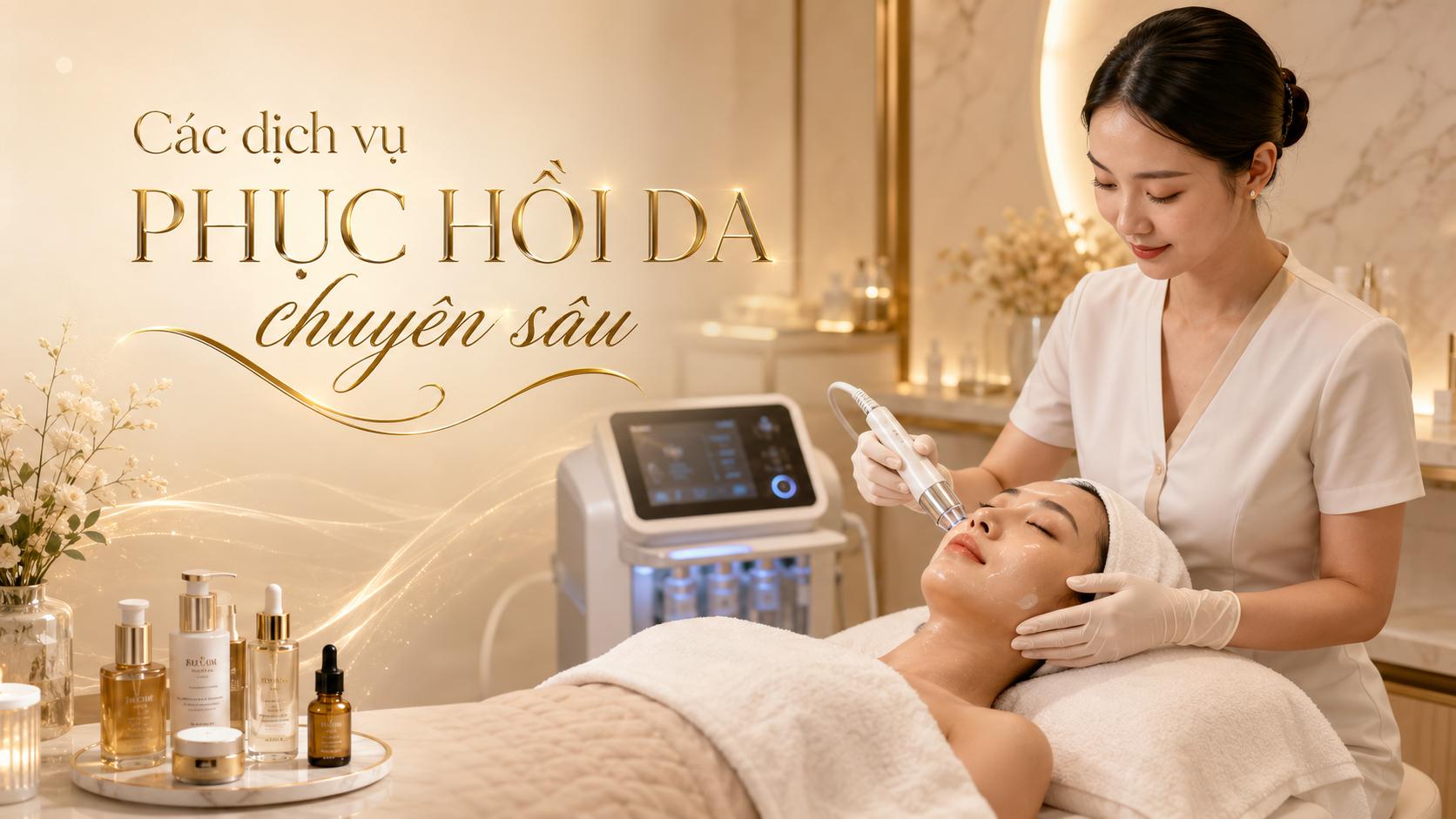 Các dịch vụ phục hồi da chuyên sâu