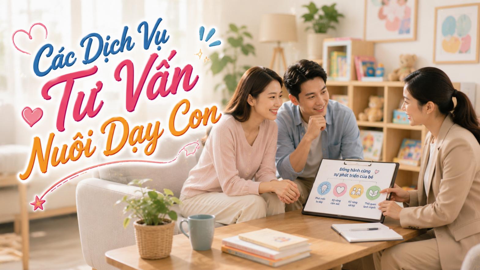 Các dịch vụ tư vấn nuôi dạy con