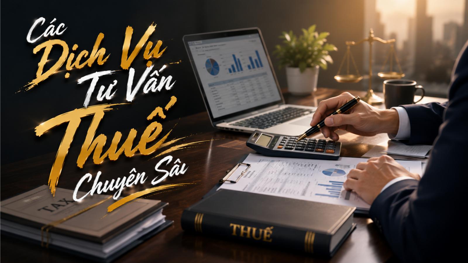 Các dịch vụ tư vấn thuế chuyên sâu