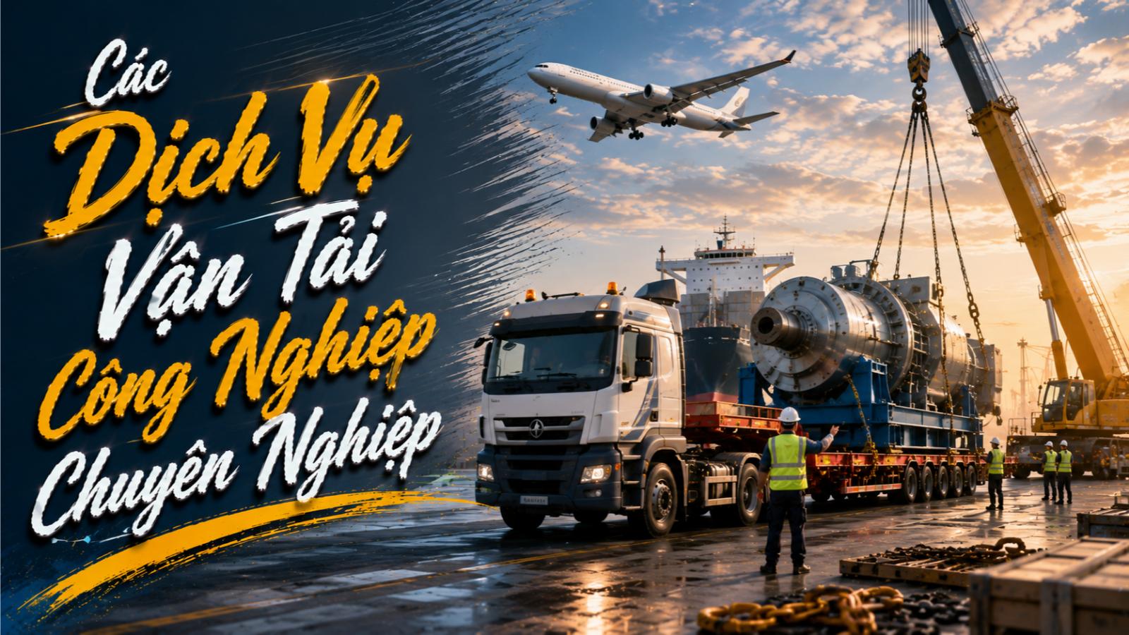Các dịch vụ vận tải công nghiệp chuyên nghiệp