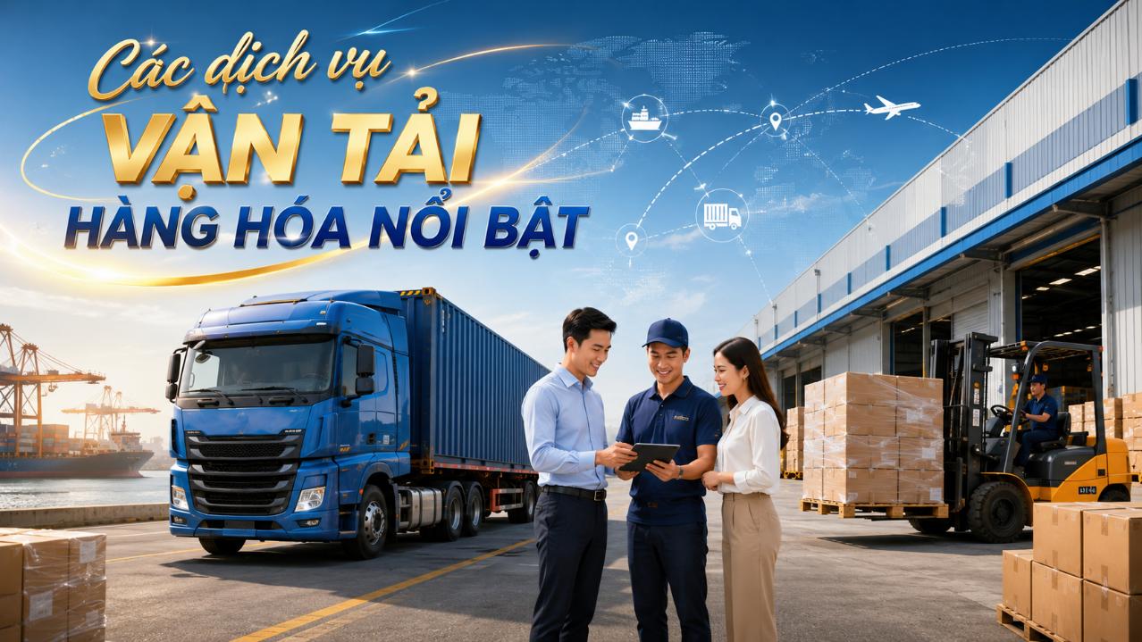 Các dịch vụ vận tải hàng hóa nổi bật