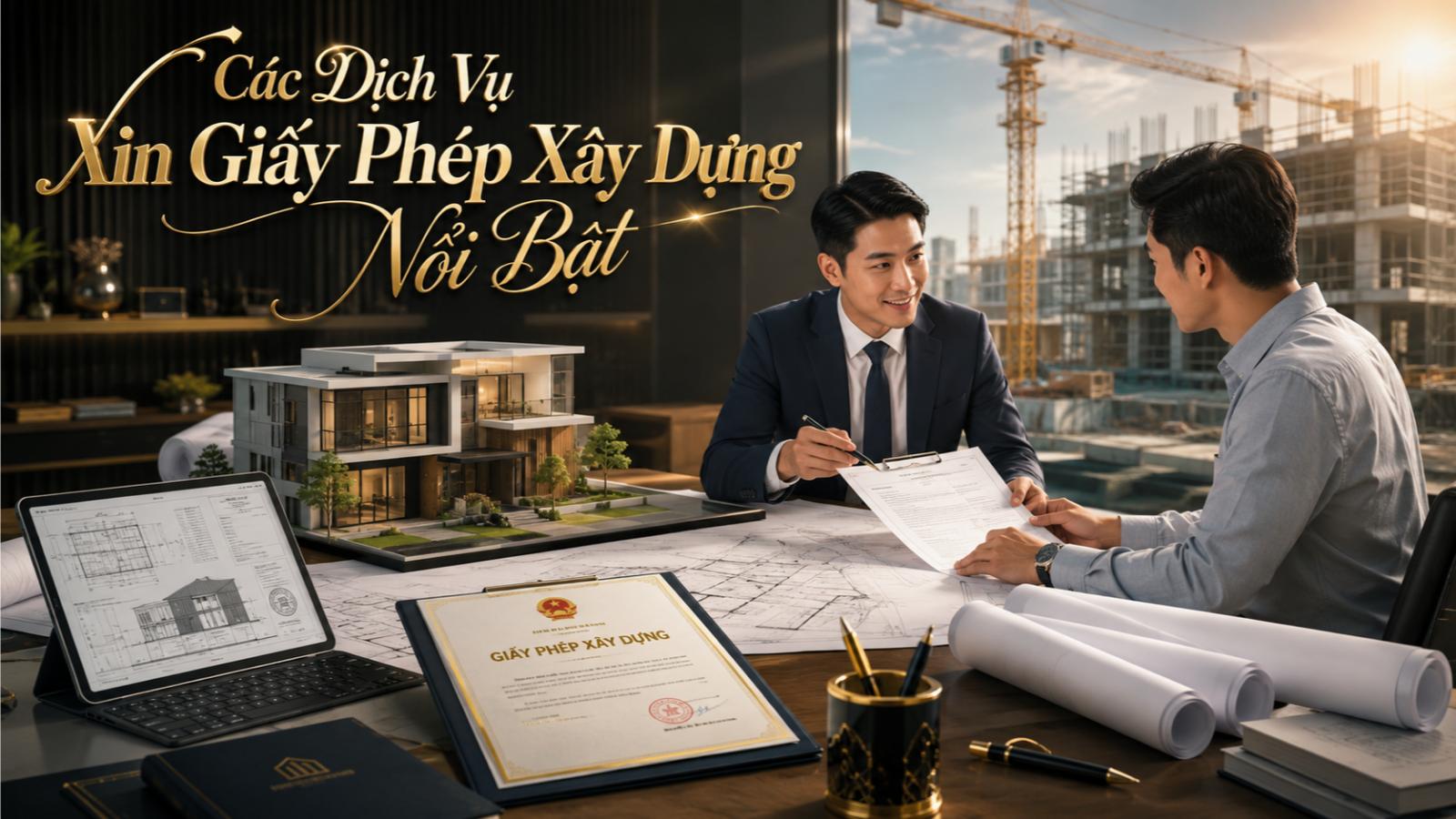 Các dịch vụ xin giấy phép xây dựng nổi bật