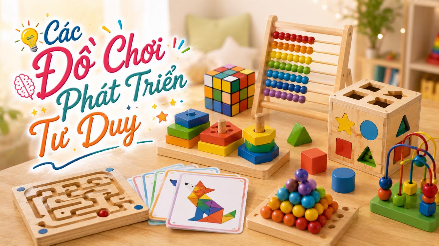 Các đồ chơi phát triển tư duy tiêu biểu