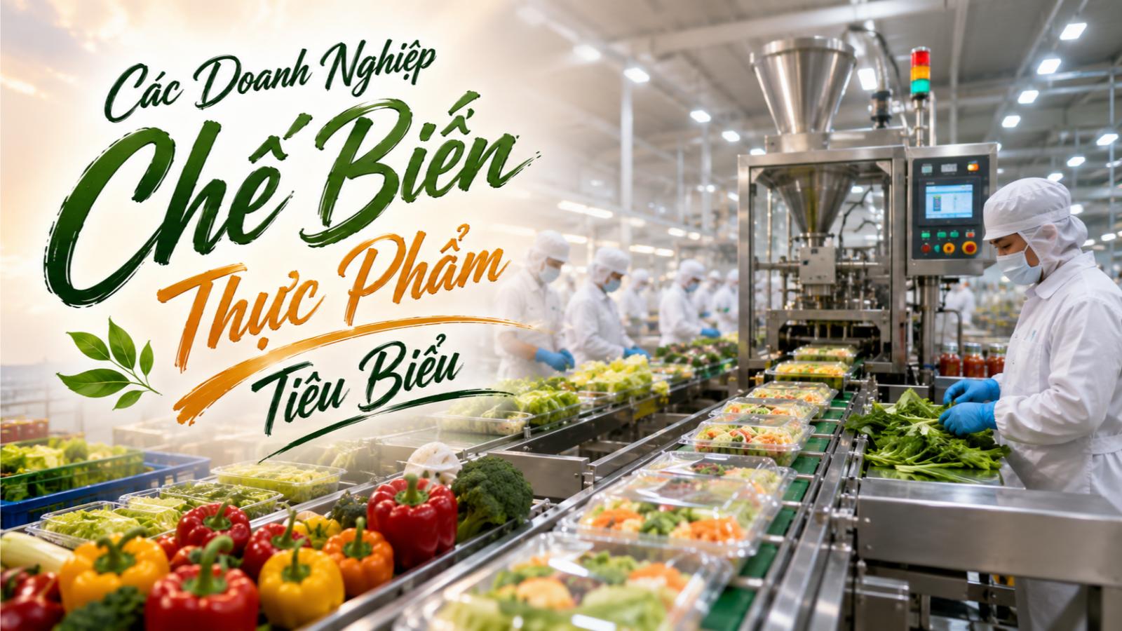 Các doanh nghiệp chế biến thực phẩm tiêu biểu