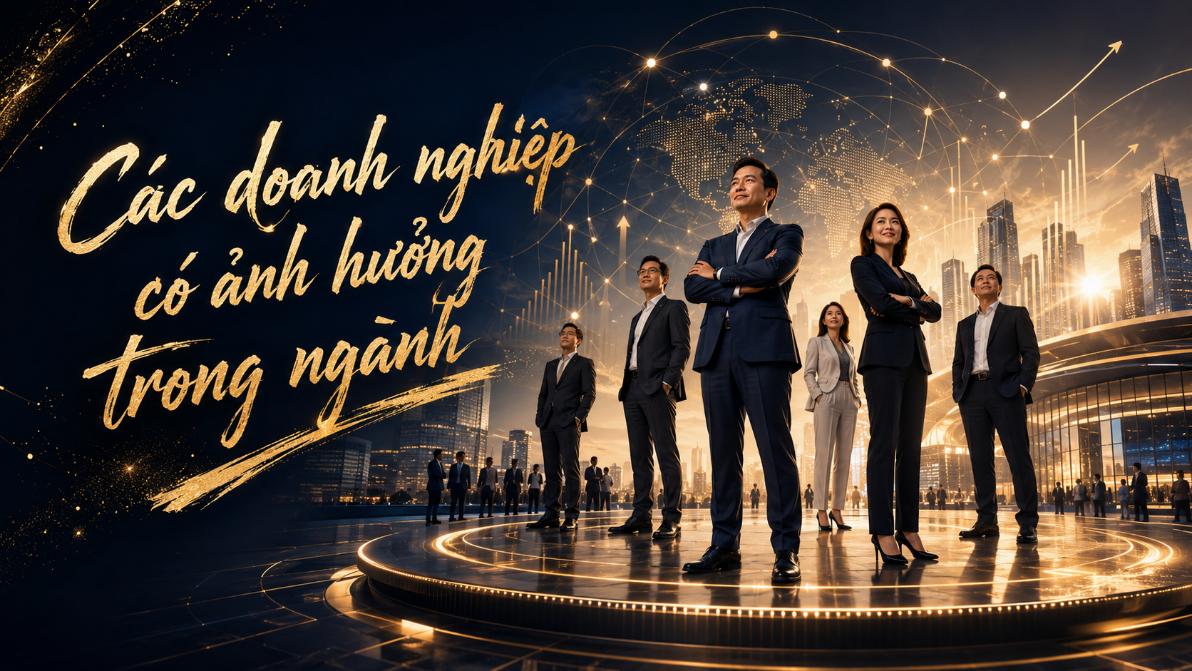 Các doanh nghiệp có ảnh hưởng trong ngành