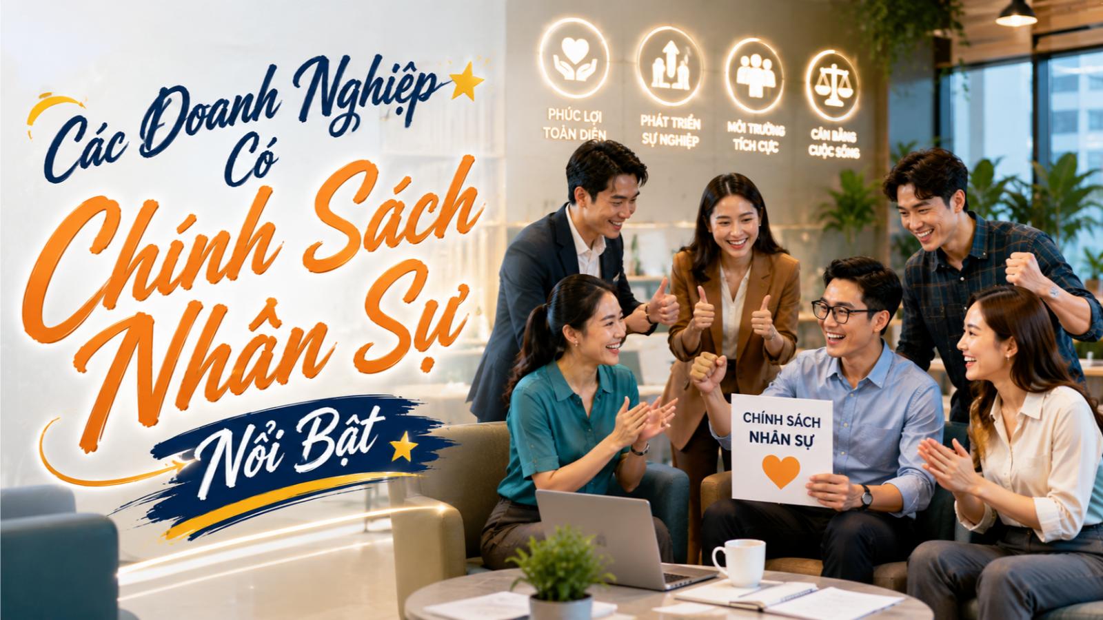 Các doanh nghiệp có chính sách nhân sự nổi bật