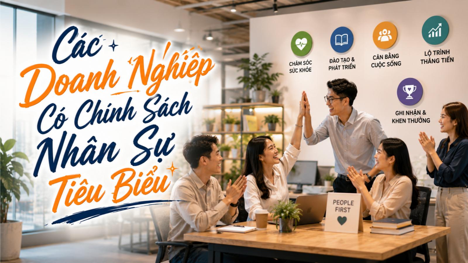Các doanh nghiệp có chính sách nhân sự tiêu biểu