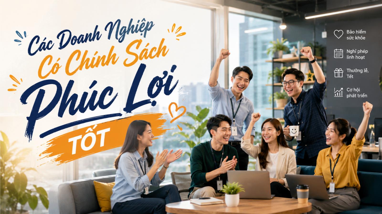 Các doanh nghiệp có chính sách phúc lợi tốt