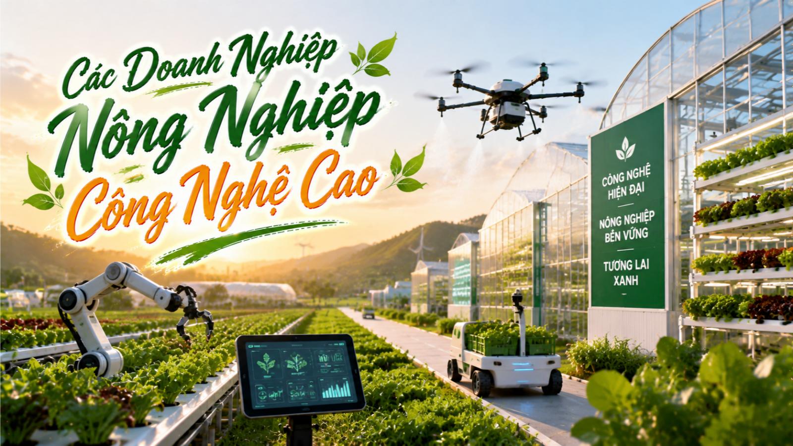 Các doanh nghiệp nông nghiệp công nghệ cao