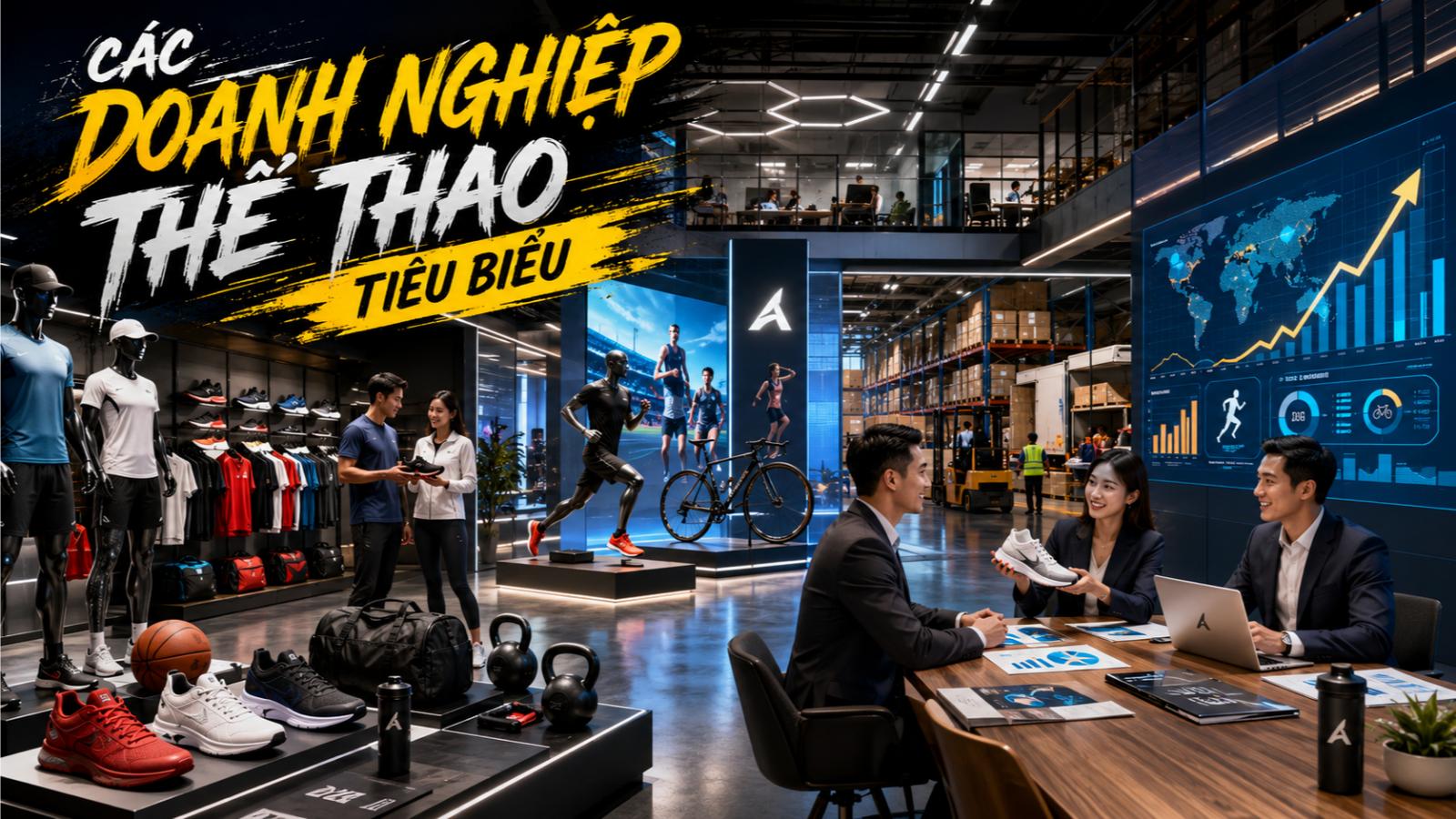 Các doanh nghiệp thể thao tiêu biểu