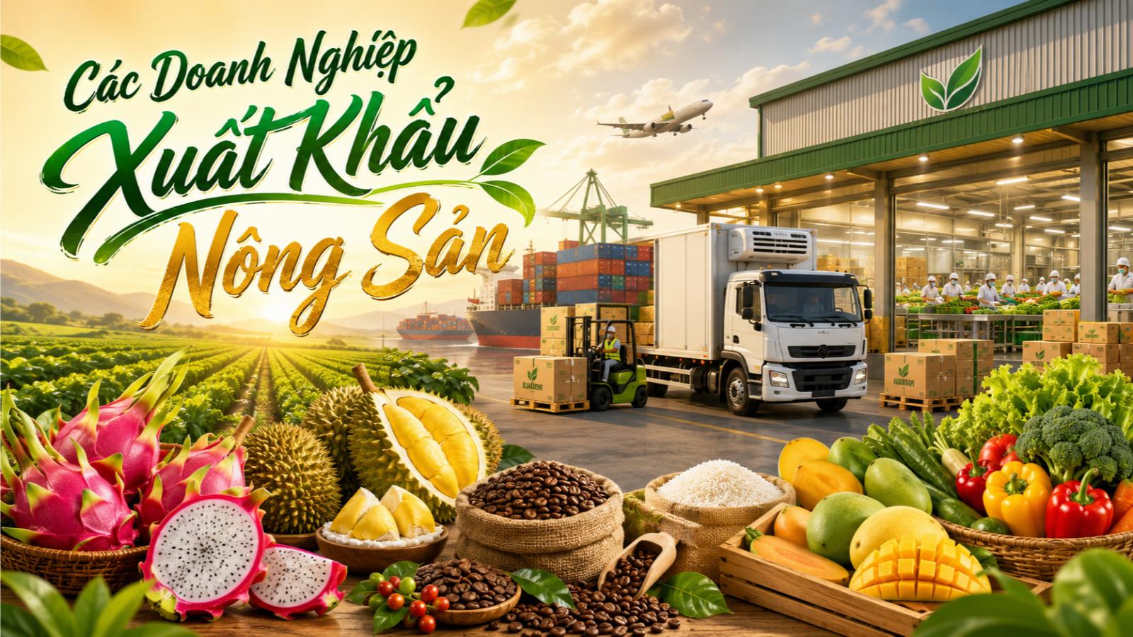 Các doanh nghiệp xuất khẩu nông sản