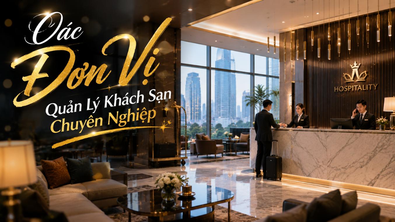 Các đơn vị quản lý khách sạn chuyên nghiệp