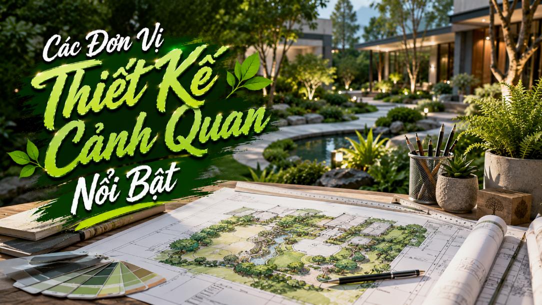 Các đơn vị thiết kế cảnh quan nổi bật