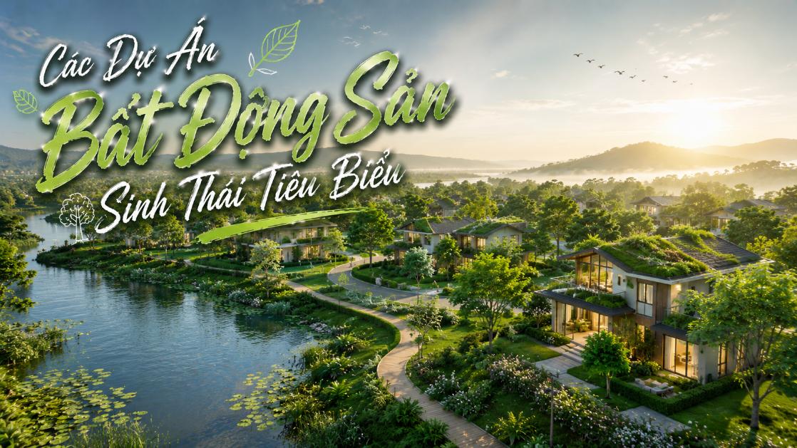 Các dự án bất động sản sinh thái tiêu biểu