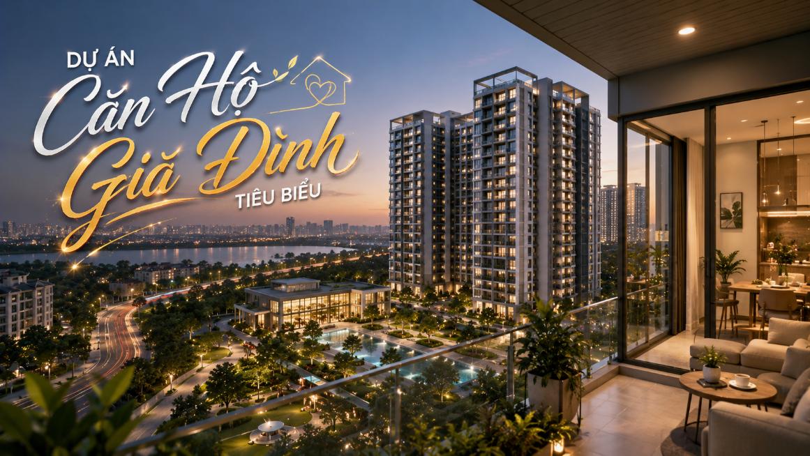 Các dự án căn hộ gia đình tiêu biểu