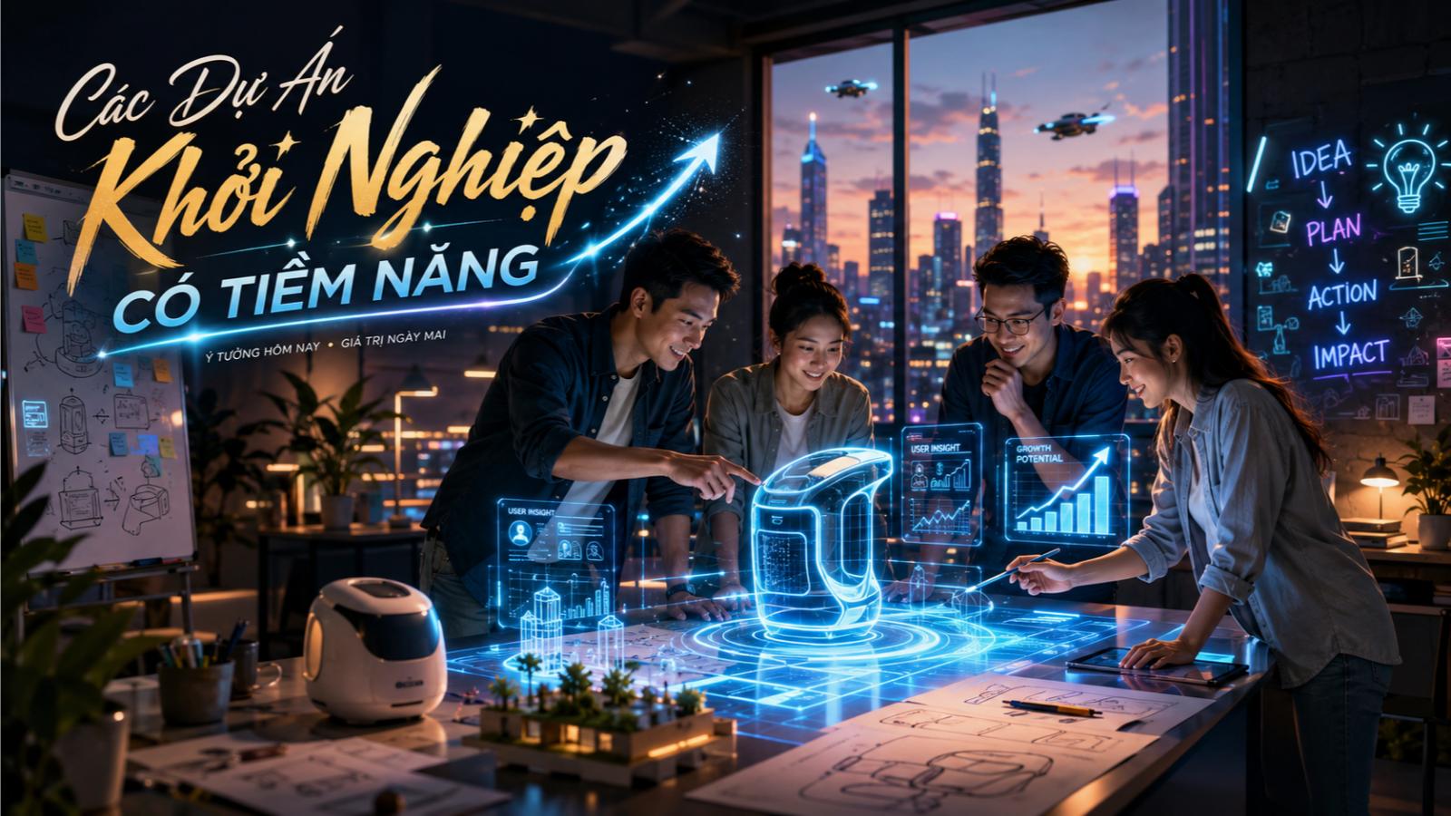 Các dự án khởi nghiệp có tiềm năng
