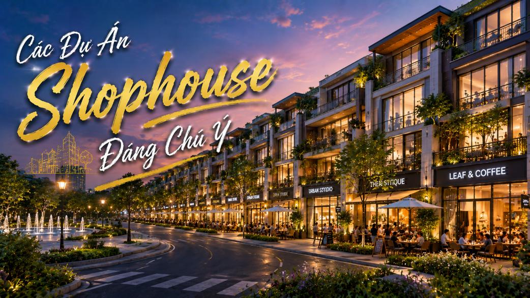 Các dự án shophouse đáng chú ý