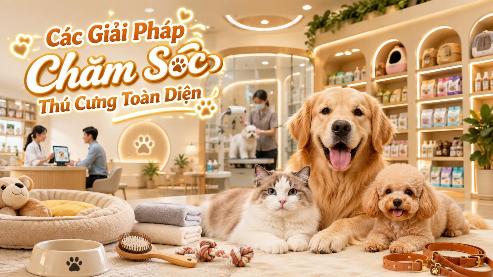 Các giải pháp chăm sóc thú cưng toàn diện
