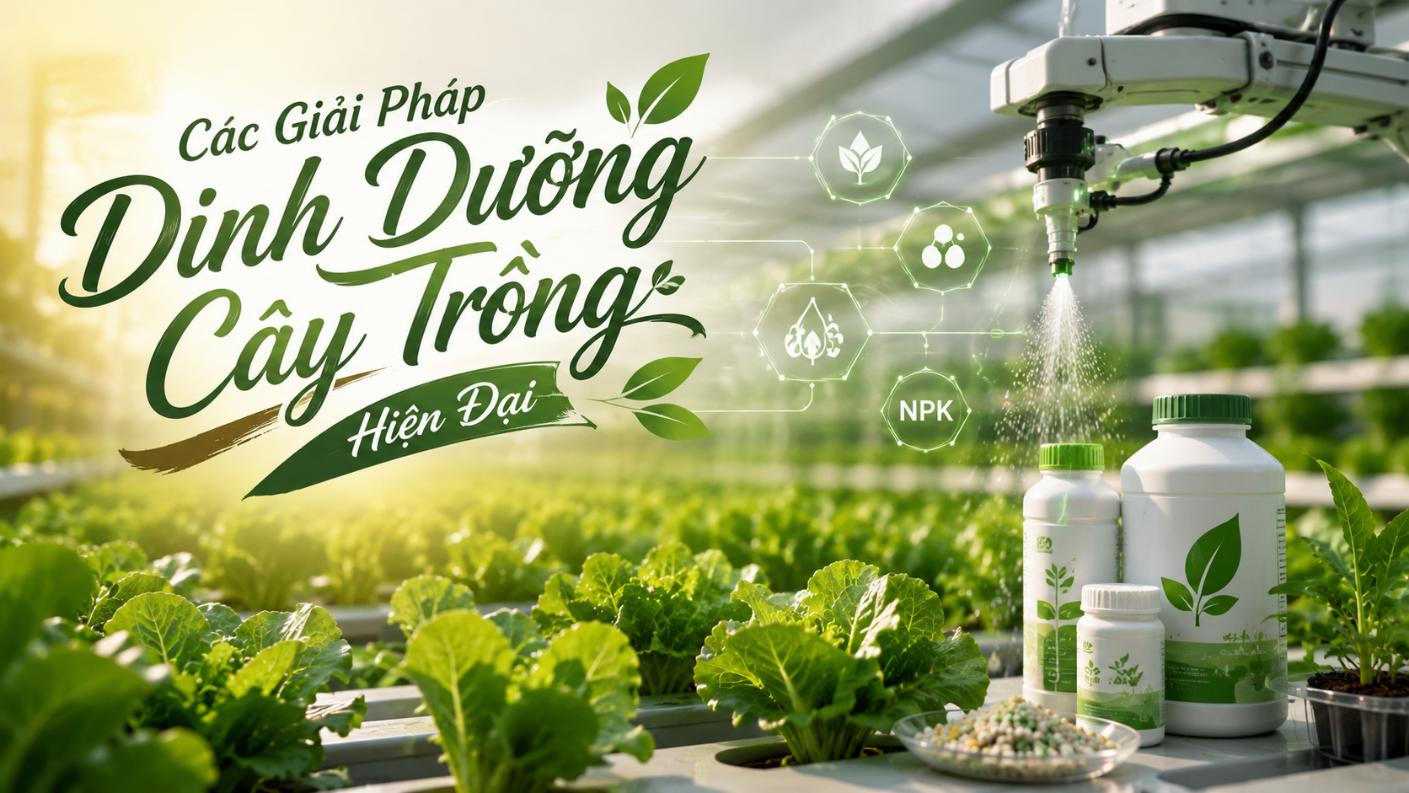 Các giải pháp dinh dưỡng cây trồng hiện đại