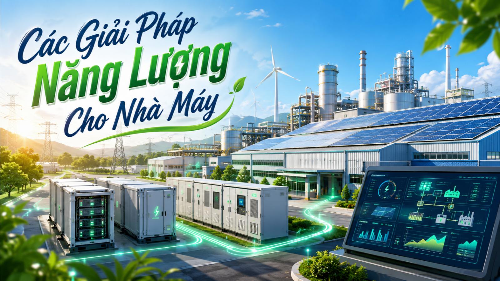 Các giải pháp năng lượng cho nhà máy