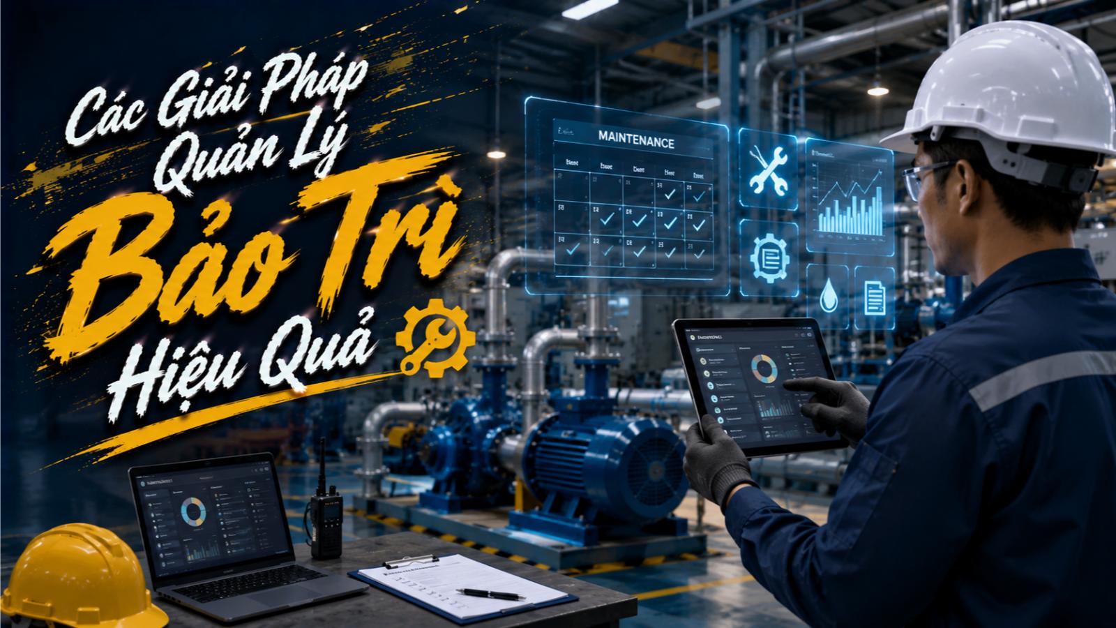 Các giải pháp quản lý bảo trì hiệu quả