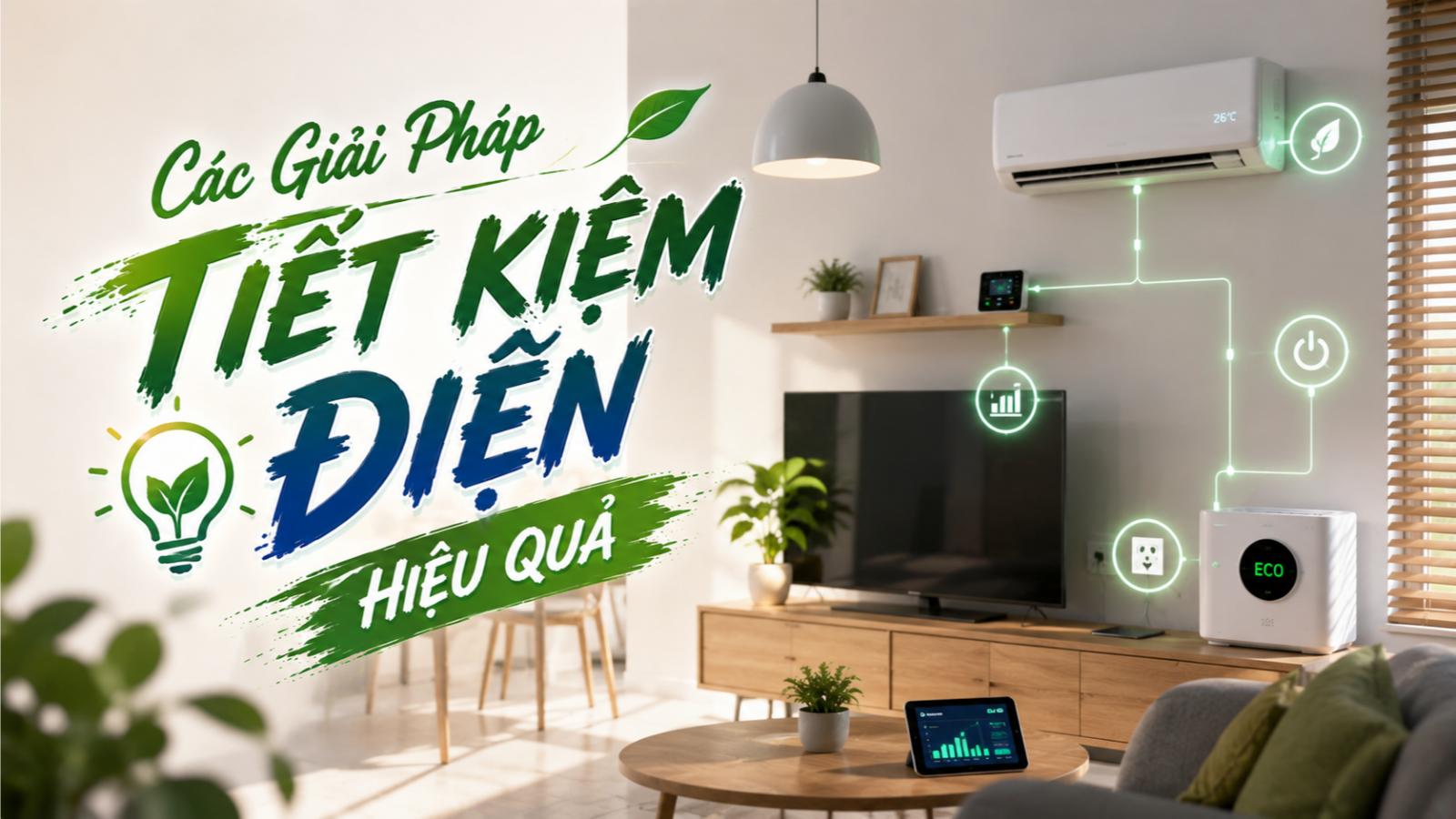 Các giải pháp tiết kiệm điện hiệu quả