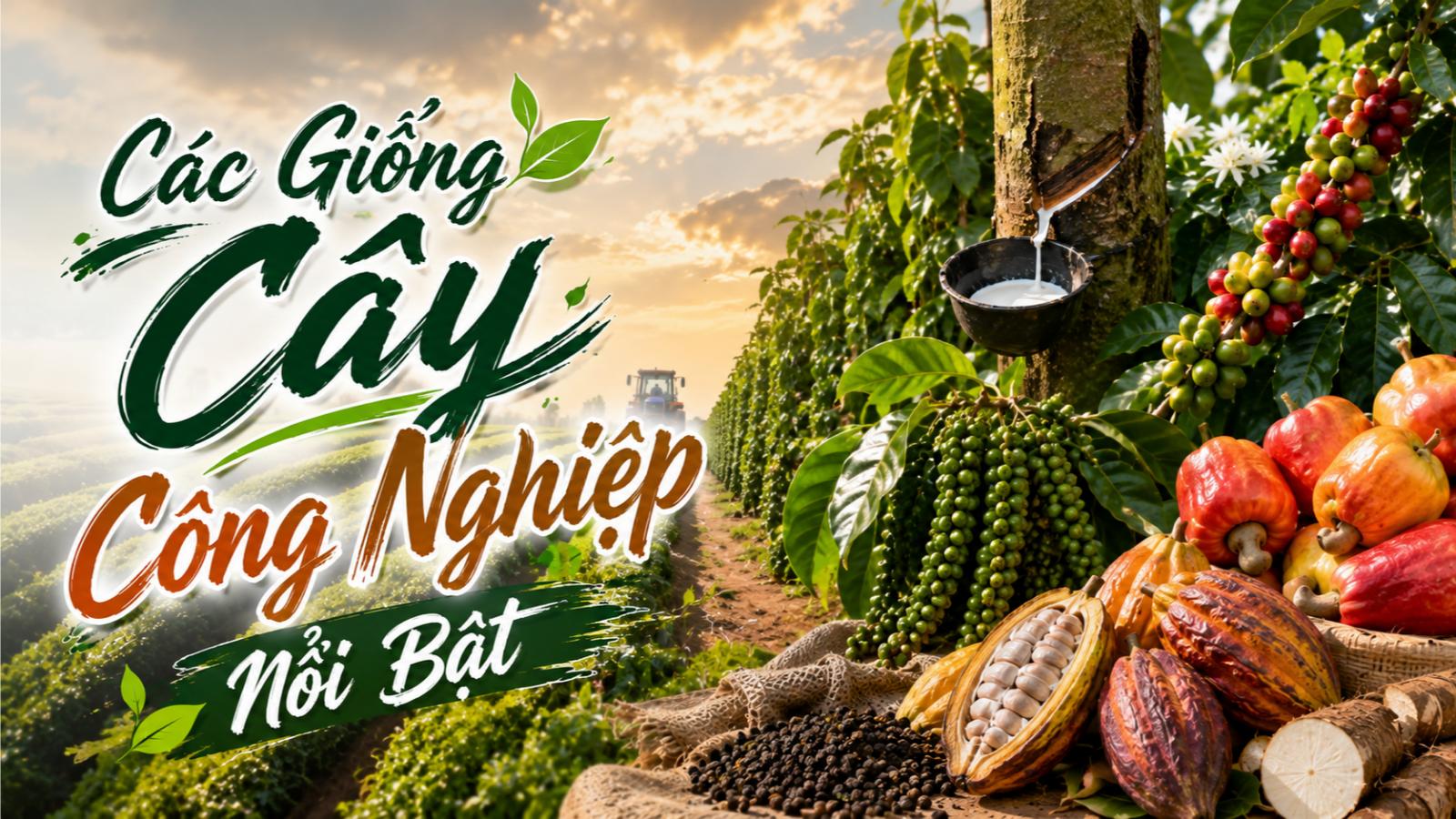 Các giống cây công nghiệp nổi bật