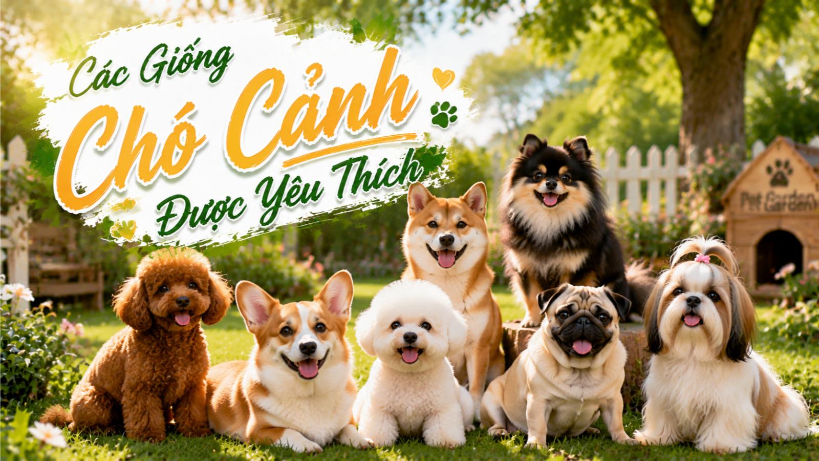 Các Giống Chó Cảnh Được Yêu Thích
