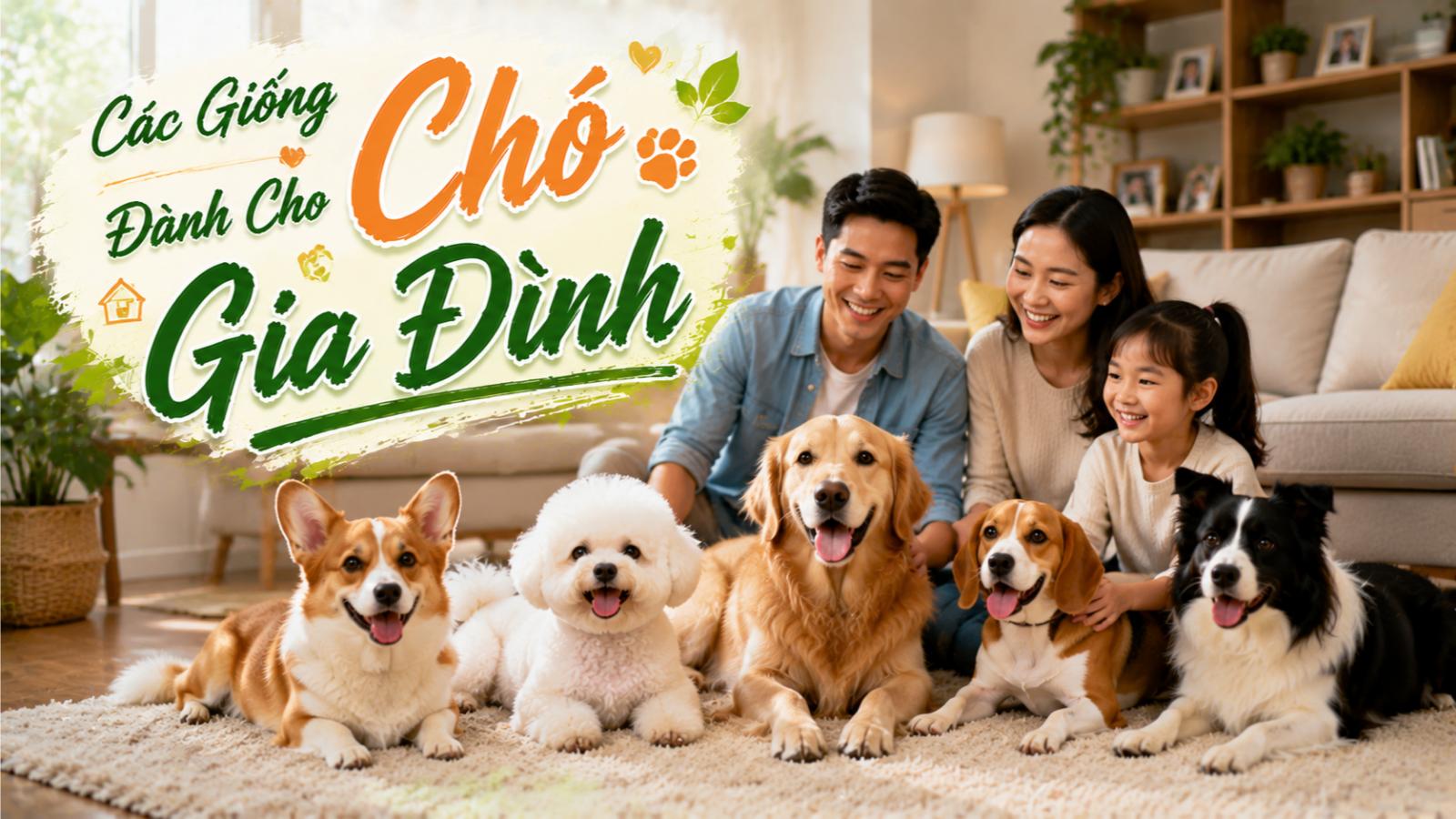 Các Giống Chó Dành Cho Gia Đình