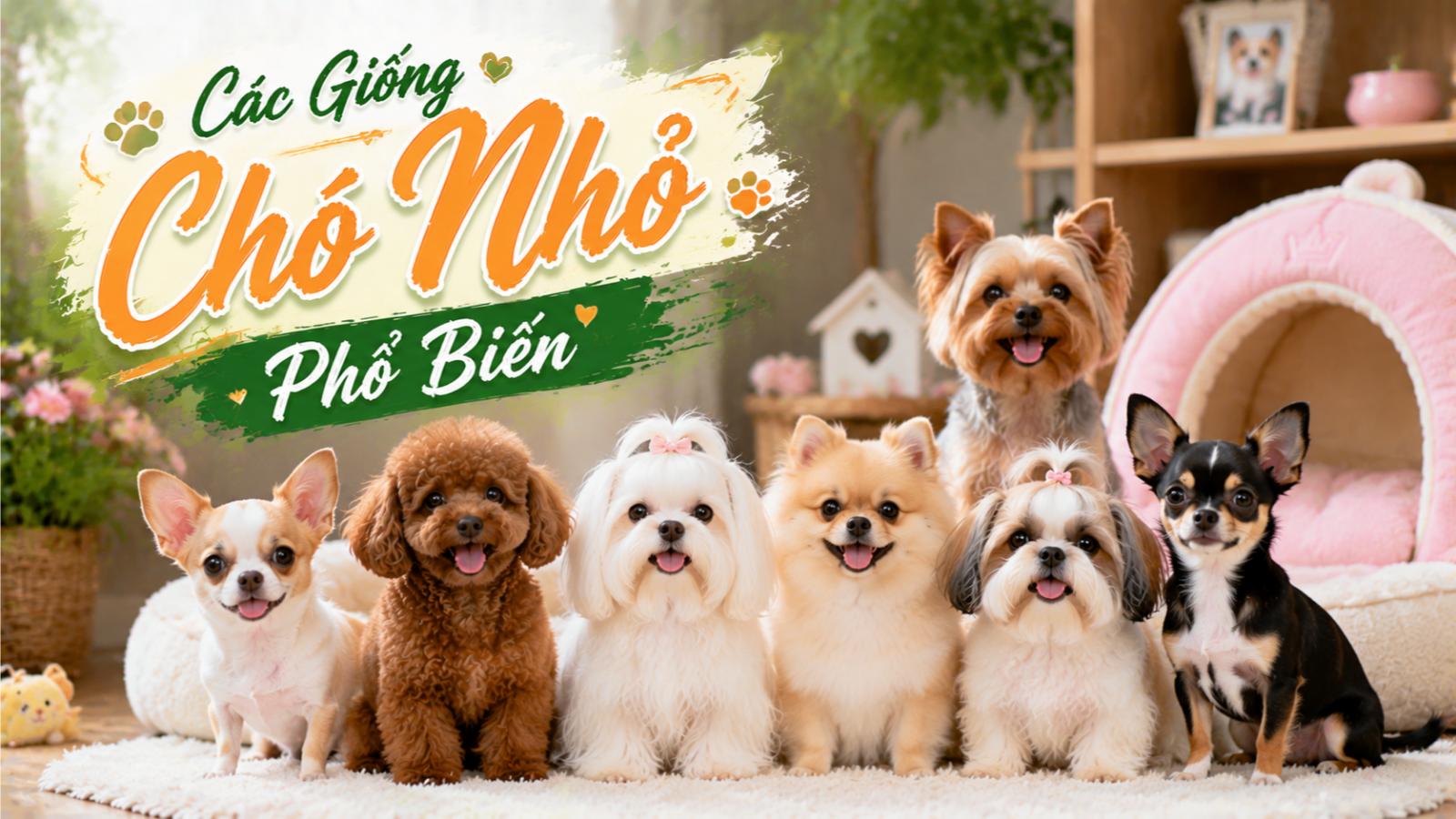 Các Giống Chó Nhỏ Phổ Biến