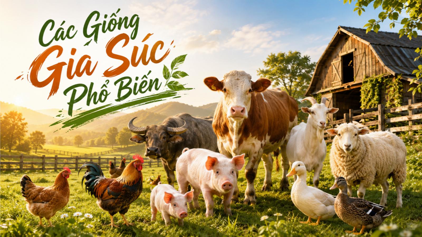 Các giống gia súc phổ biến